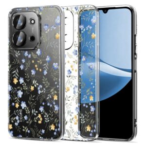 Citas preces Tech-Protect  Tech-Protect FlexAir Case for Xiaomi Redmi 15C 173mm / Poco 85C 173mm - Daisies with Leaves 