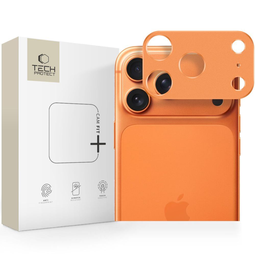 Muud kaubad Tech-Protect Tech-Protect Camalloy Fit+ Camera Cover for iPhone 17 Pro - Orange