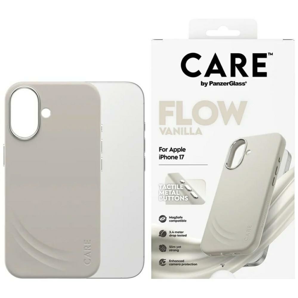 Muud kaubad Panzer Glass CARE by PanzerGlass FLOW MagSafe Case for iPhone 17 - Beige