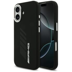 Muud kaubad Mercedes-Benz  AMG Silicone Oversize Rhombs MagSafe Case for iPhone 17 - Black 