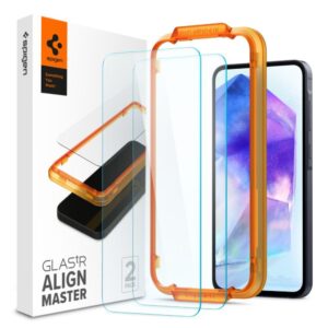 Kitos prekės Spigen  Spigen Glass tR AlignMaster 2 Pack - Samsung Galaxy A55 