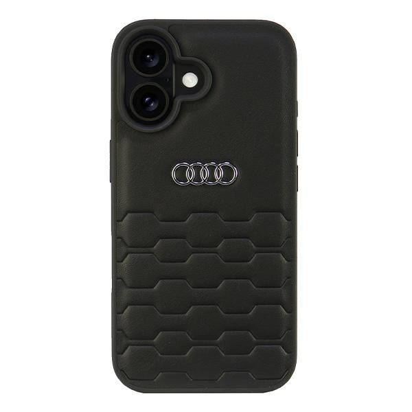 Muud kaubad Audi Audi Synthetic Leather iPhone 16 6.1" black/black hardcase AU-TPUPCIP16-GT/D2-BK