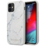 Muud kaubad Guess  Guess Marble Case for iPhone 12 mini 5.4" - White 