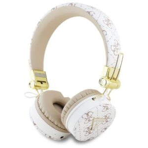 Kitos prekės Guess  Guess Bluetooth ENC GUBH70E4PTMH on-ear headphones white 4G Triangle Round Shape 