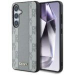 Другие товары DKNY  DKNY Leather Checkered Pattern MagSafe case for Samsung Galaxy S25 taupe 