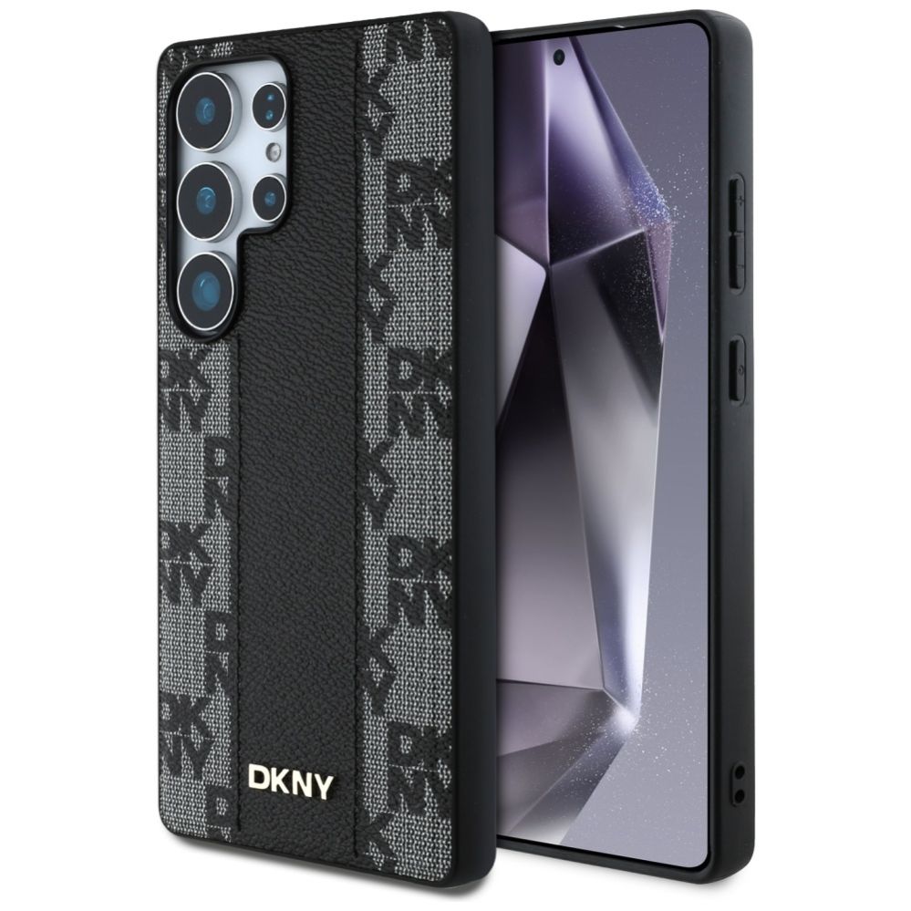 Muud kaubad DKNY DKNY Leather Checkered Pattern MagSafe Case for Samsung Galaxy S25 Ultra Black
