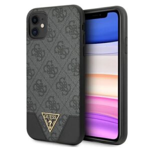 Kitos prekės Guess  Guess 4G Triangle Collection case for iPhone 11 6.1" / Xr - gray 