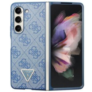 Kitos prekės Guess  Guess 4G Triangle Strass Case for Samsung Galaxy Z Fold 5 - Blue 