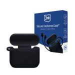 Muud kaubad 3MK  3mk Silicone AirPods Case for Apple AirPods 3rd gen. - black 