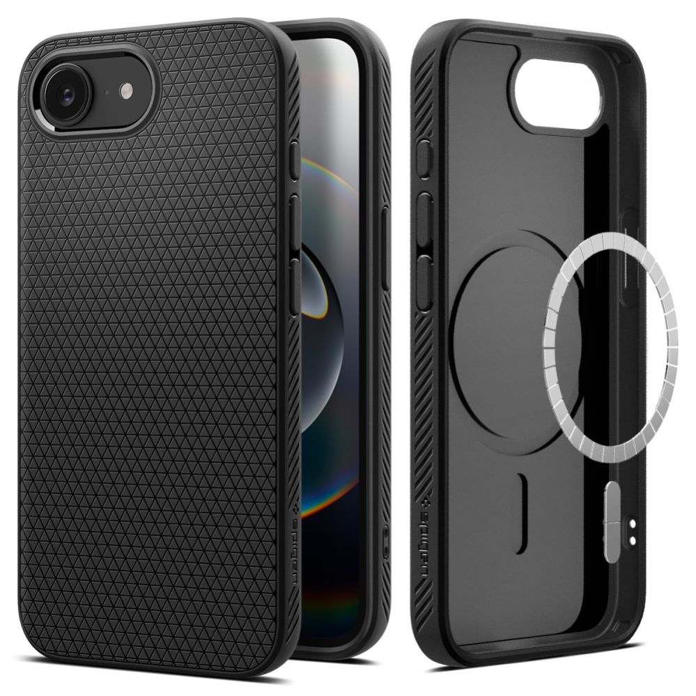 Muud kaubad Spigen Spigen Liquid Air Mag MagSafe iPhone 16e Case - Matte Black