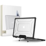 Citas preces Tech-Protect  Tech-Protect SmartShell Pro case for MacBook Air 15" 2023-2025 M2 / M3 / M4 - transparent and black 