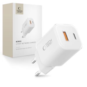 Other goods Tech-Protect  Tech-Protect NCM33W 2-port PD33W/QC3.0 wall charger - white 