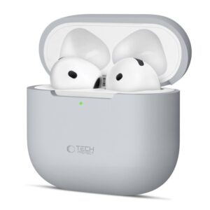 Citas preces Tech-Protect  Tech-Protect Silicone Case for Apple AirPods 4 - Gray 