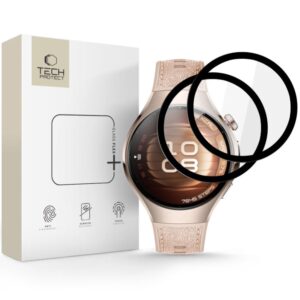 Citas preces Tech-Protect  Tech-Protect Glass Flex+ 2-pack hybrid glass for Huawei Watch 5 42 mm - black 