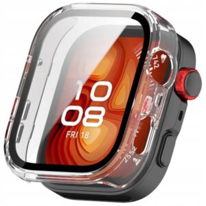Citas preces Tech-Protect  Tech-Protect Defense Case for Huawei Watch Fit 4 Pro - Transparent 