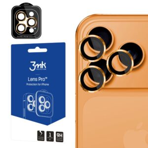 Other goods 3MK  3mk Lens Protection Pro Tempered Glass for iPhone 17 Pro / 17 Pro Max - Orange 