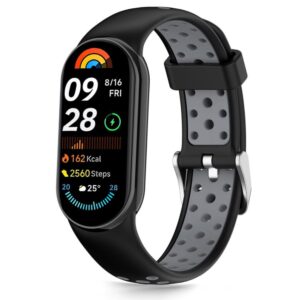 Citas preces Tech-Protect  Tech-Protect IconBand Air Strap for Xiaomi Smart Band 8 / 9 / 10 / NFC - Black and Gray 