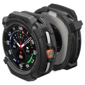 Citas preces Spigen  Spigen Rugged Armor Case for Samsung Galaxy Watch 8 Classic 46mm - Matte Black 