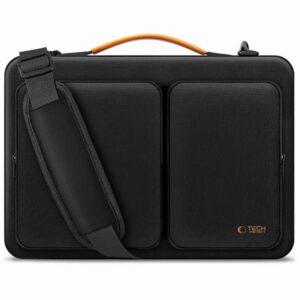 Citas preces Tech-Protect  Tech-Protect Defender Bag for Laptop 13-14 - Black and Orange 