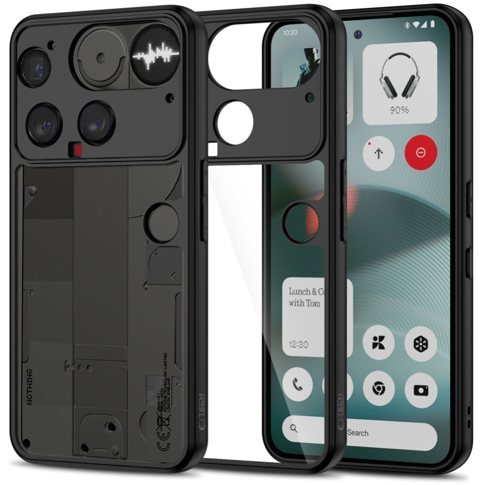 Muud kaubad Tech-Protect Tech-Protect MagMat Case for Nothing Phone 3 Black and Transparent