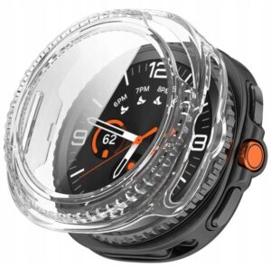 Citas preces Tech-Protect  Tech-Protect Defense Case for Samsung Galaxy Watch 8 46mm - Transparent 