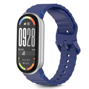 Citas preces Tech-Protect  Tech-Protect Silicone Sport Strap for Xiaomi Smart Band 8 / 9 / 10 / NFC - Blue 