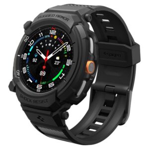 Kitos prekės Spigen  Spigen Rugged Armor Pro Strap for Samsung Galaxy Watch 8 Classic 46mm - Matte Black 