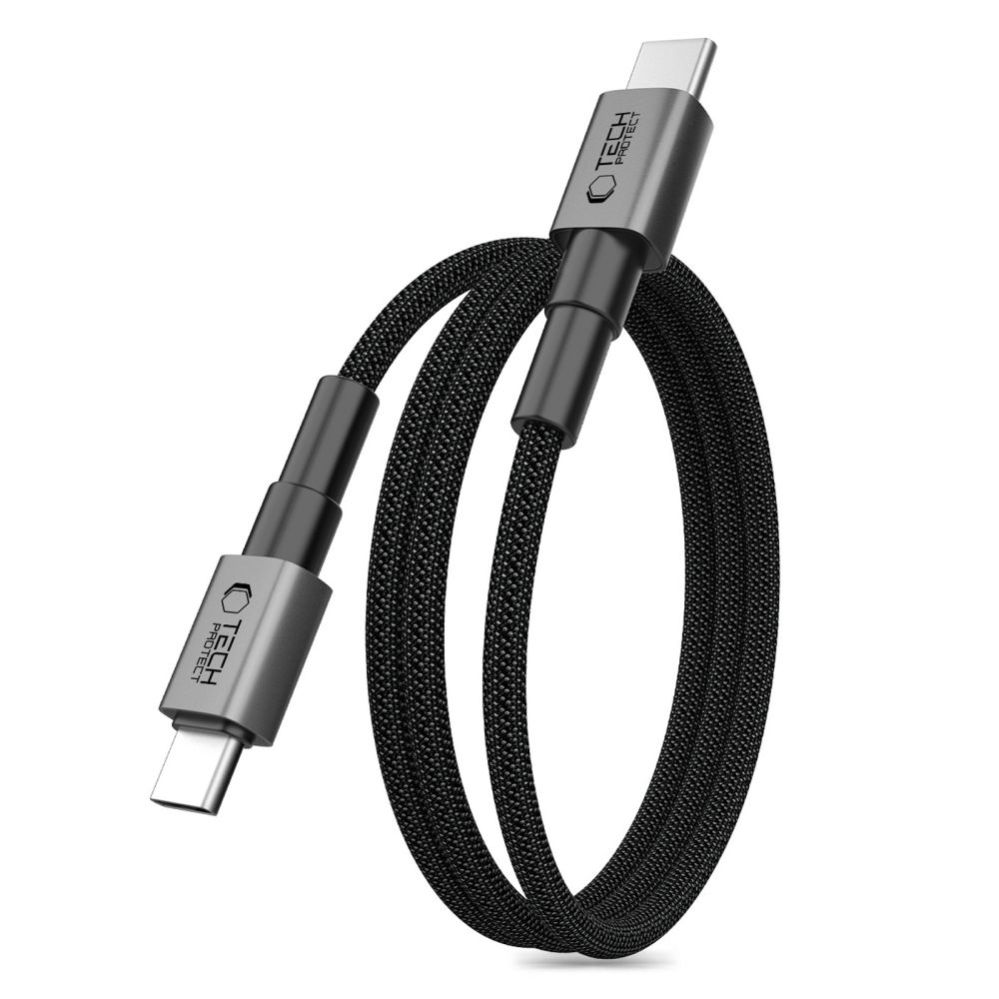 Citas preces Tech-Protect Tech-Protect Ultraboost DNA MagTwist USB-C PD Cable 100W / 5A 100 cm - Gray