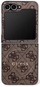 Kitos prekės Guess  Guess 4G Classic MagSafe Case for Samsung Galaxy Z Flip 7 - Brown 