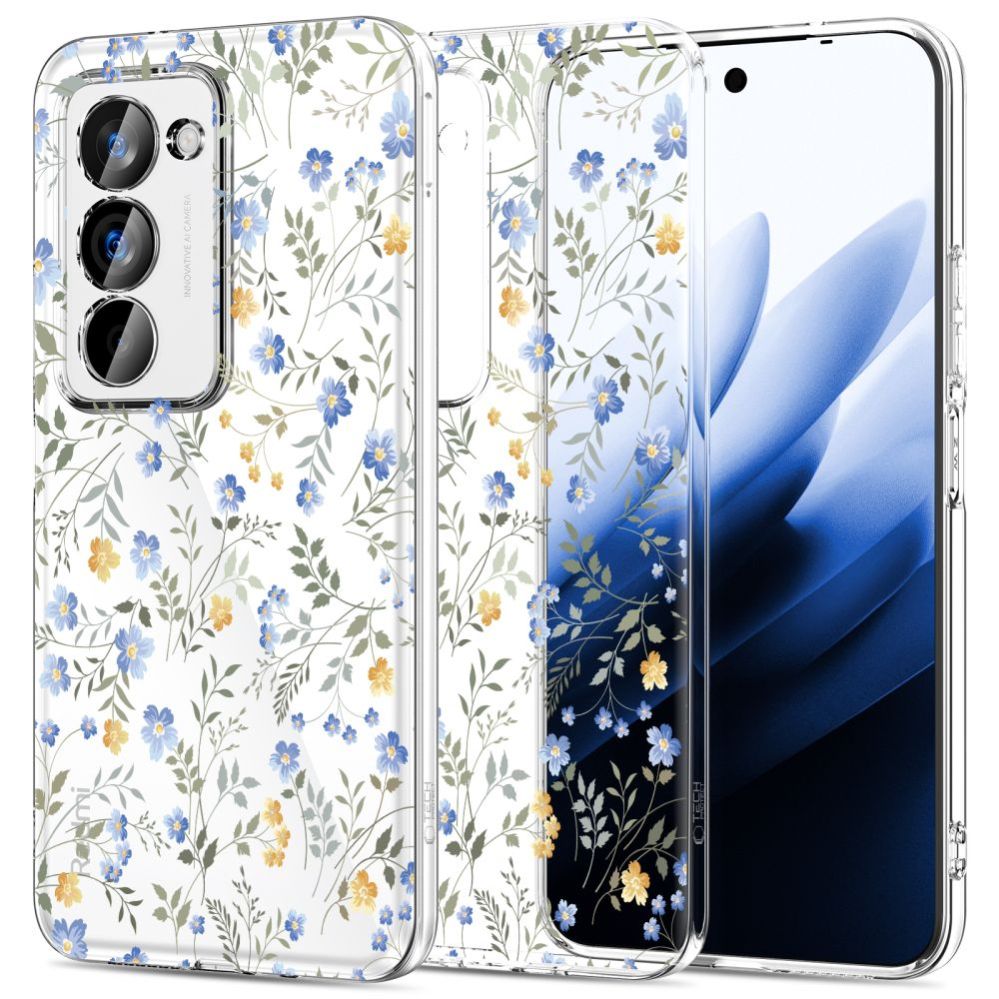 Muud kaubad Tech-Protect Tech-Protect FlexAir Case for Xiaomi Redmi 15 4G / 5G - Daisies with Leaves