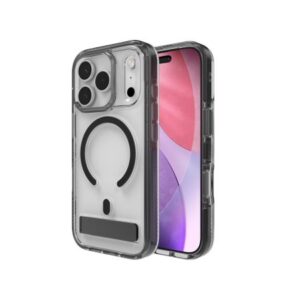 Other goods Zagg  ZAGG Santa Cruz Snap KS MagSafe Case with Stand for iPhone 17 Pro - Clear and Black 