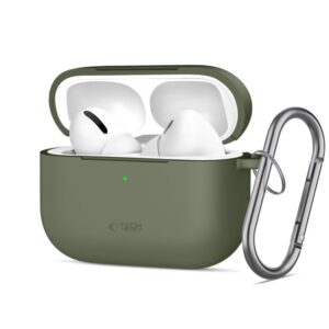 Citas preces Tech-Protect  Tech-Protect Silicone Hook Case for AirPods Pro - Olive 