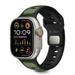 Muud kaubad Tech-Protect  Tech-Protect IconBand Line Strap for Apple Watch 44 / 45 / 46 / 49 mm - Black and Green 