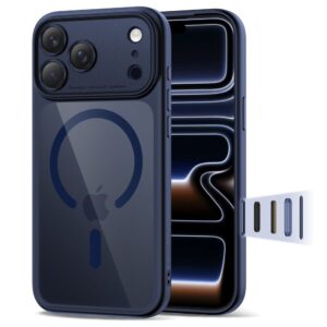 Citas preces Tech-Protect  Tech-Protect Magpeak Magsafe CC Case for iPhone 17 Pro Max - Clear Navy Blue 
