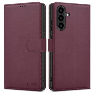 Kitos prekės Tech-Protect  Tech-Protect Wallet Case for Samsung Galaxy A26 5G / A17 4G / 5G - Burgundy 