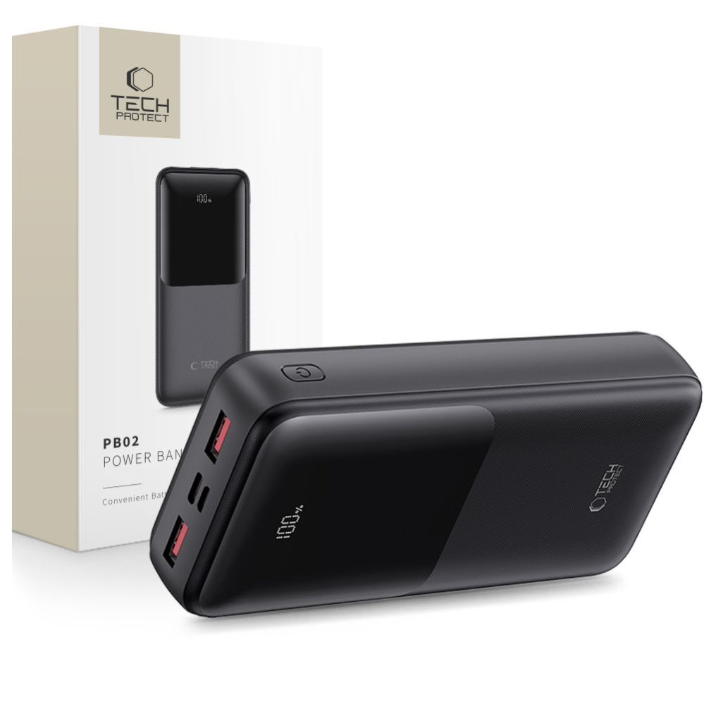 Muud kaubad Tech-Protect Powerbank Tech-Protect PB02 20000mAh 22.5W - black