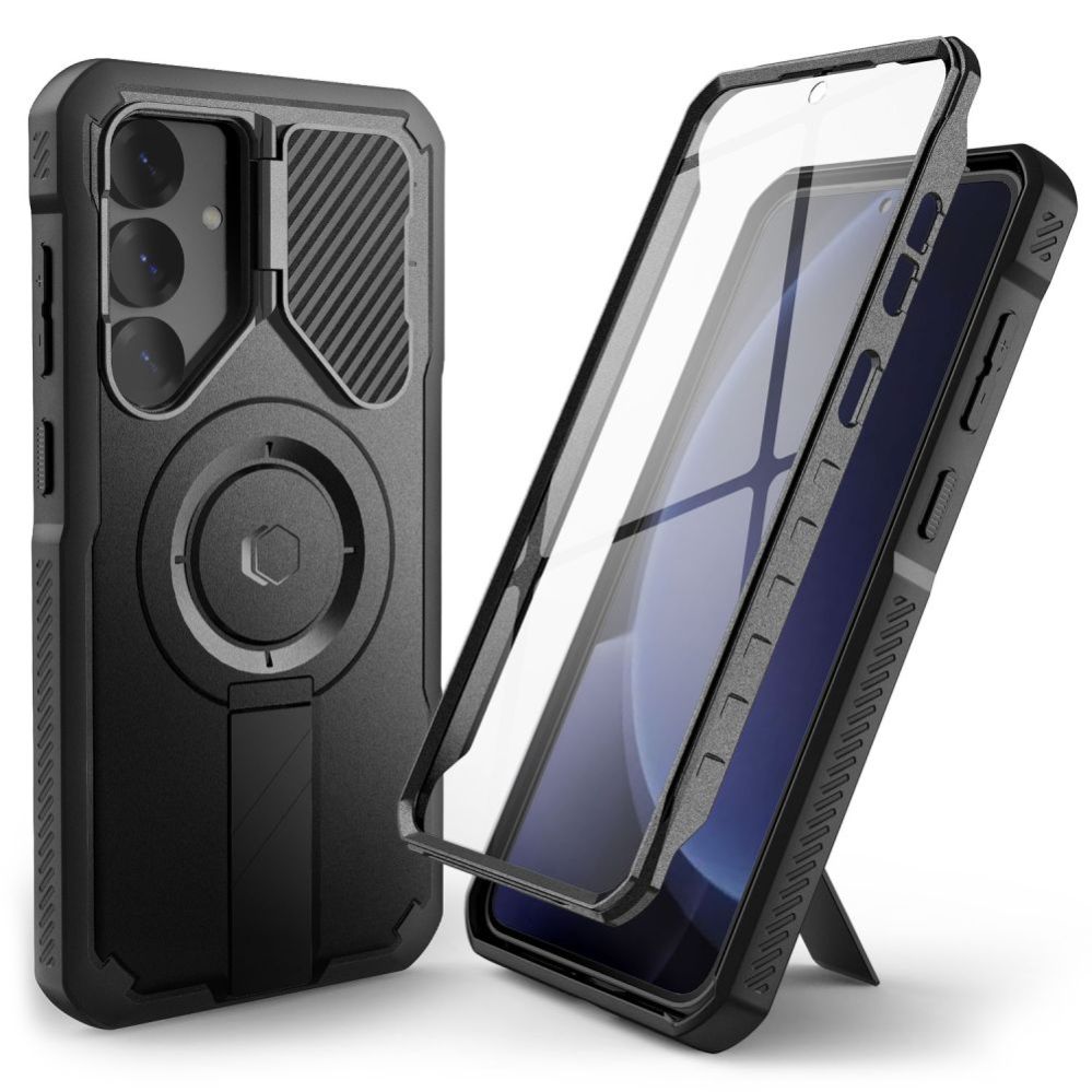 Citas preces Tech-Protect Tech-Protect Kevlar MagSafe+ Case for Samsung Galaxy S25 - Black