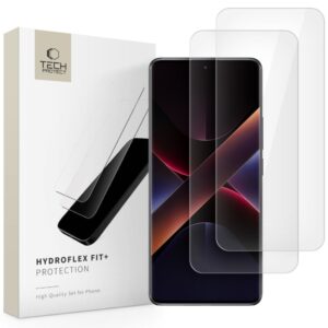 Citas preces Tech-Protect  Tech-Protect Hydroflex Fit+2-Pack Hydrogel Film for Xiaomi Redmi Note 14 Pro 5G / 14 Pro+ 5G / Poco X7 5G - Transparent 