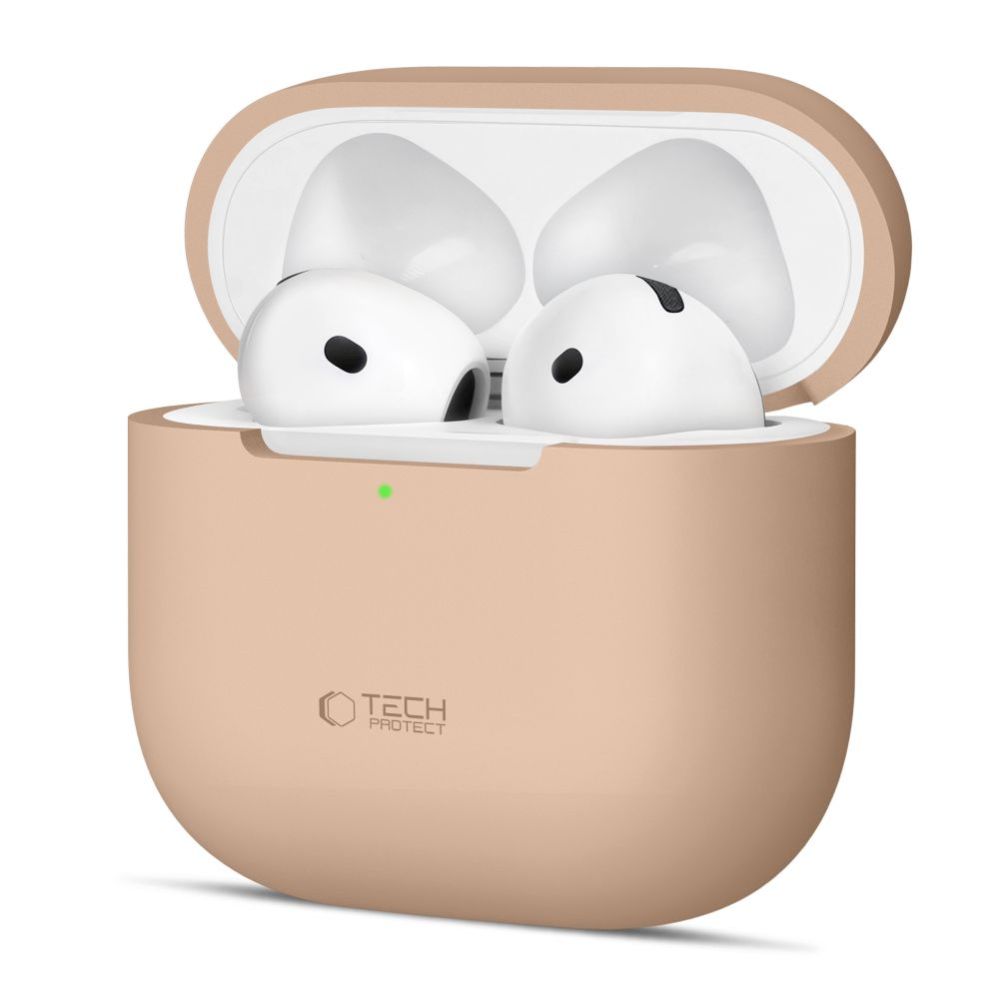 Citas preces Tech-Protect Tech-Protect Silicone Case for Apple AirPods 4 - Beige
