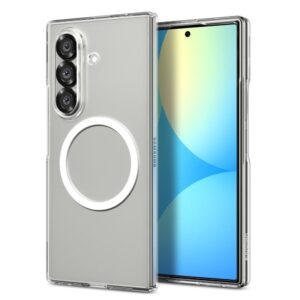 Kitos prekės Spigen  Spigen AirSkin Mag MagSafe Case for Samsung Galaxy Z Fold 7 - Clear and White 