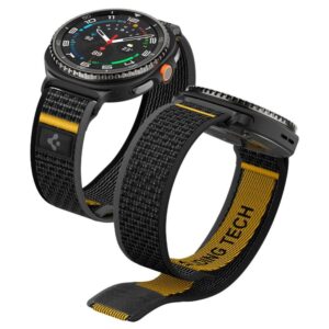 Kitos prekės Spigen  Spigen Athlex Air Strap for Samsung Galaxy Watch 40/44/46mm - Black and Yellow 