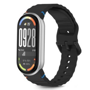 Citas preces Tech-Protect  Tech-Protect Silicone Sport Strap for Xiaomi Smart Band 8 / 9 / 10 / NFC - Black 