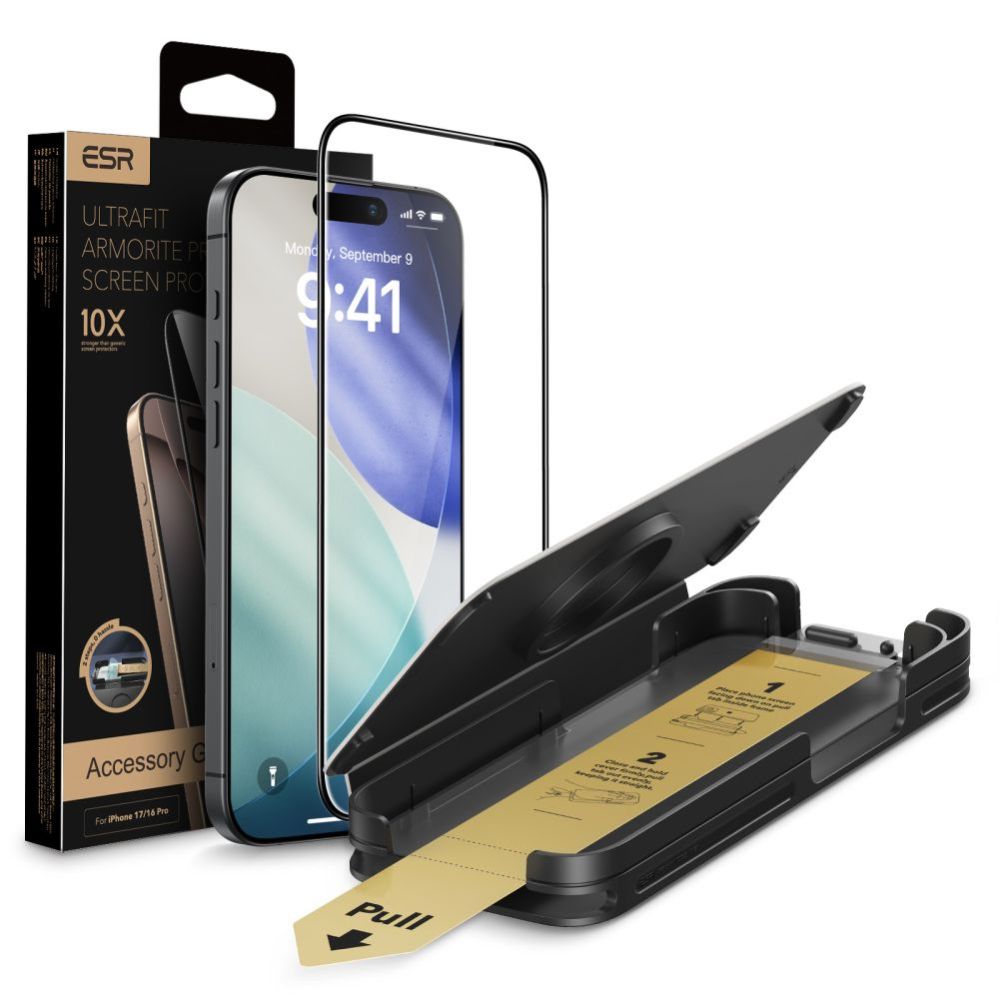 Citas preces ESR ESR UltraFit Armorite Pro Tempered Glass for iPhone 17 Pro Max - Clear