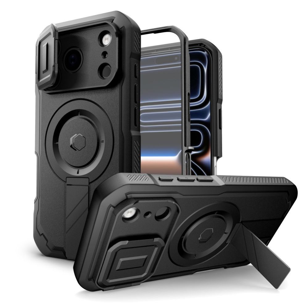 Citas preces Tech-Protect Tech-Protect Kevlar MagSafe case for iPhone 17 Pro - black