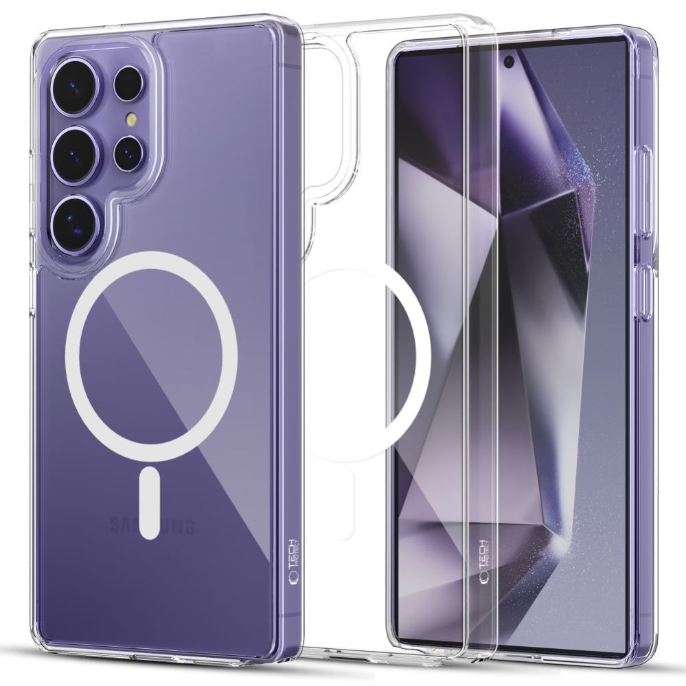 Citas preces Tech-Protect Tech-Protect FlexAir Hybrid MagSafe Case for Samsung Galaxy S25 Ultra - Clear