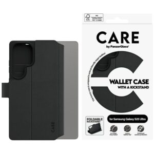 Kitos prekės Panzer Glass  CARE by PanzerGlass Feature Wallet Kickstand Case for Samsung Galaxy S25 Ultra - Black 