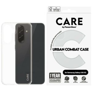 Citas preces Panzer Glass  CARE by PanzerGlass Flagship Urban Combat Case for Samsung Galaxy A36 5G - Transparent 