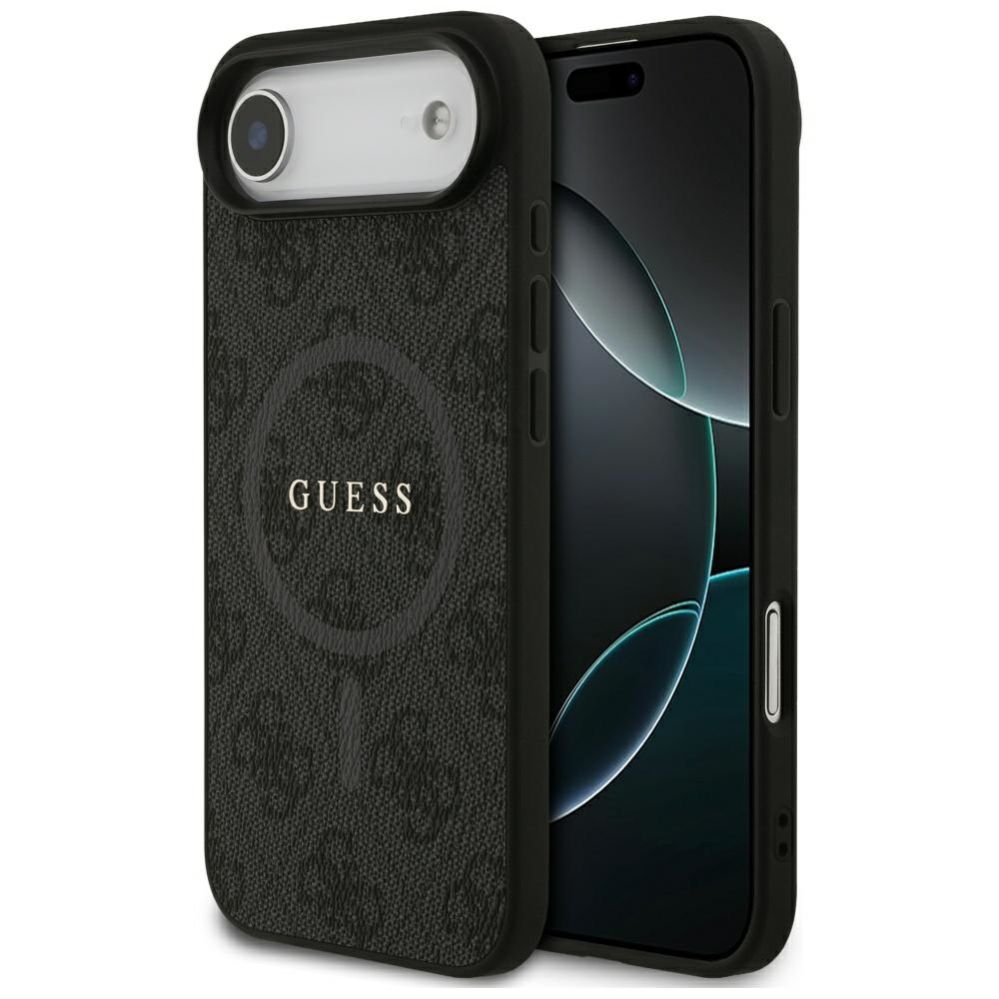 Citas preces Guess Guess 4G Ring Classic Logo MagSafe case for iPhone 17 Air - black