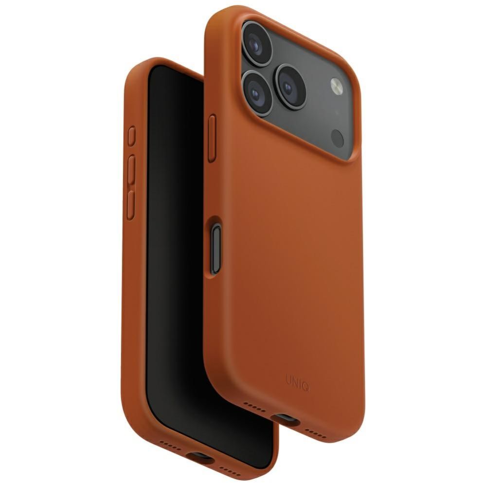 Citas preces UNIQ Uniq Lino iPhone 17 Pro Magclick Charging Case - Orange