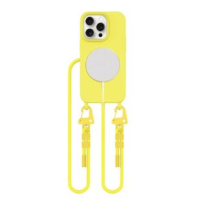 Citas preces Tech-Protect  Tech-Protect Magnecklace MagSafe Case for iPhone 14 Pro - Yellow 